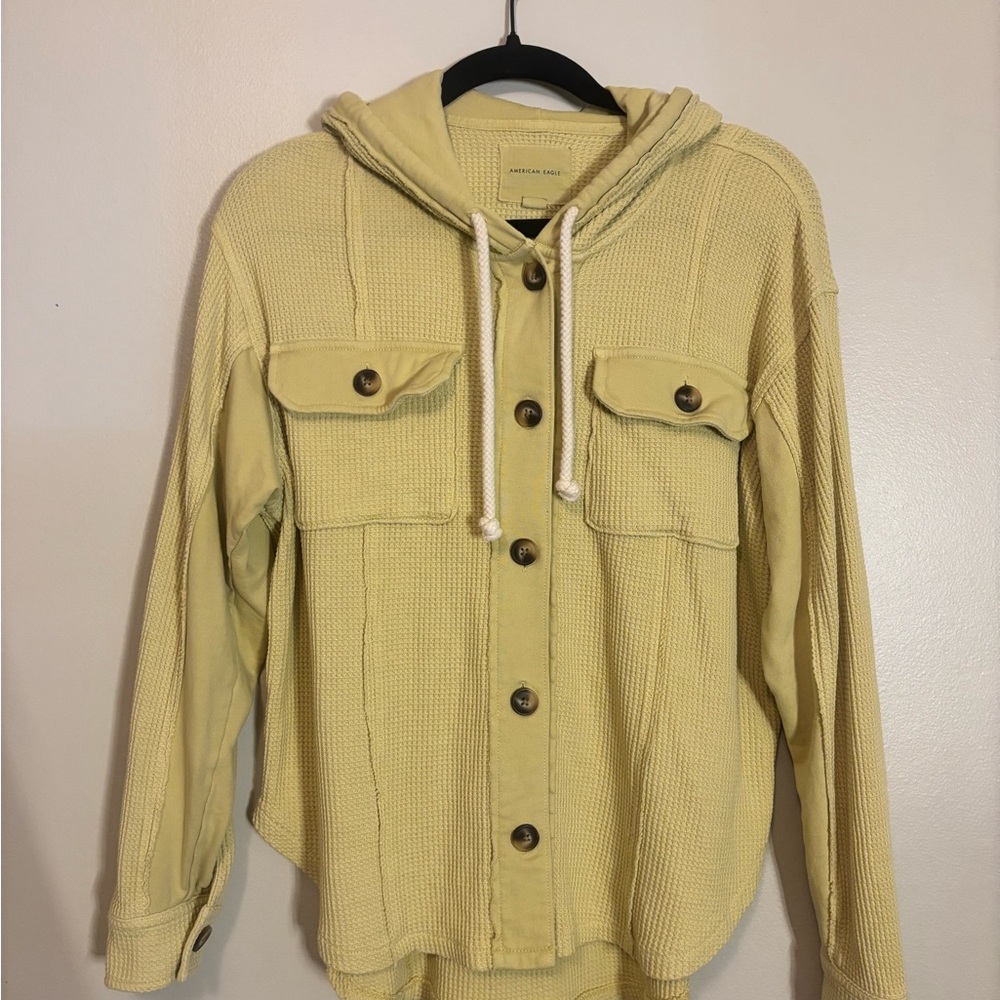 American Eagle Outfitters Waffle Knit Shacket